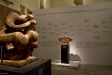 Particolare della mostra con le opere "il Ritorno del Figliol prodigo" e "Strumenti musicali"